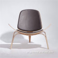 Nordic Ins Creative Creative Minimalist Walnut Living Chair